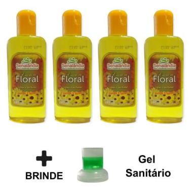 Imagem de Kit 4 Cheirinho Concentrado Desinfetante Limpeza Essência Casa 140ml M