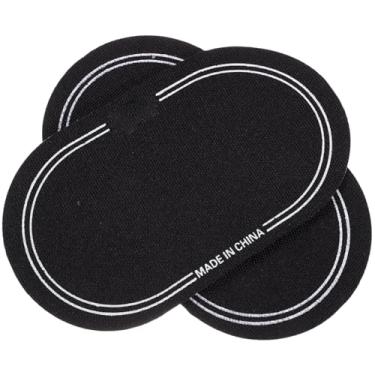Imagem de Kit de 2 peças de protetor de tela de pedal duplo patch adesivo de cabeça de almofada de almofadas de bateria patch de acessórios para baixo cabeça de tambor doméstico rolo