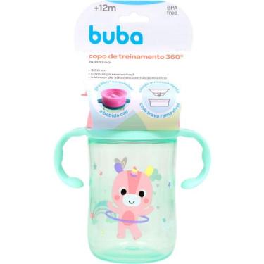 Imagem de Copo de Treinamento BUBA com Alça Removível 360 - Zoo Unicórnio 300ml