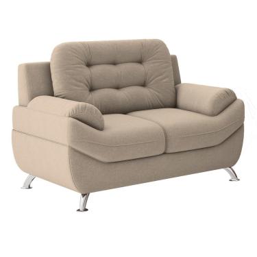 Imagem de Sofá 2 Lugares Linoforte Em Tecido Suede 150 Cm De Largura Mercury Areia