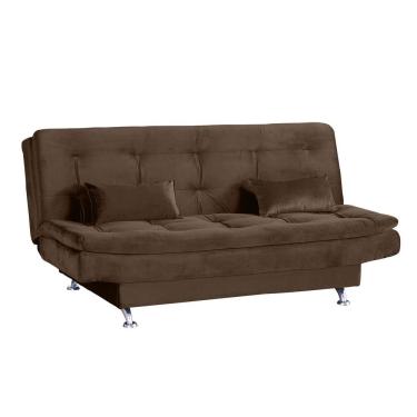 Imagem de Sofá Cama Leone Plush Matrix Café