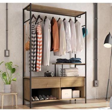 Imagem de Roupeiro Closet Barcelona - Preto Preto