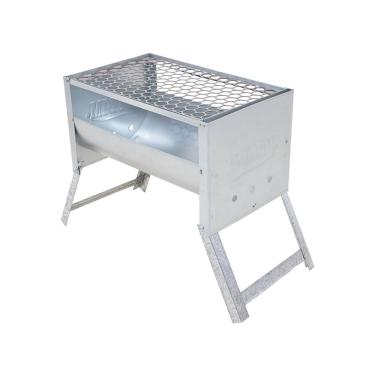 Imagem de Churrasqueira Stylo Chapa Galvanizada Com Grelha Moeda Inox Carvão - Gudim