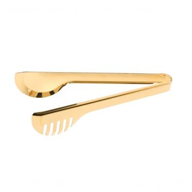Imagem de Jogo Com 2 Pegadores De Massa Inox Gold 24 Cm Mimo Style