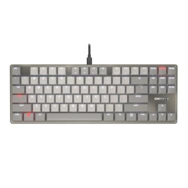 Imagem de Cherry KC 500 MX LP Mechanical Low Profile Keyboard | Slim Design | White Lighting | PBT Key caps New MX LP 2.0 Switches (Gray, TKL)