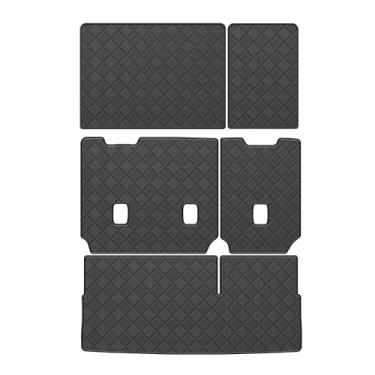 Imagem de TTX LIGHTING Forro de carga e tapete de encosto para Chey Tahoe/GMC Yukon (não para XL) 2015-2020 8 assentos com bancos de 2ª fileira, protetor de assento traseiro de 2ª e 3ª fileiras, tapete de