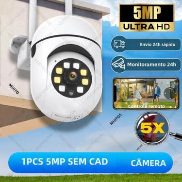 Imagem de Câmera IP CCTV PTZ Sem Fio De 8MP Com Zoom Óptico De 4x, IA Para Rastr