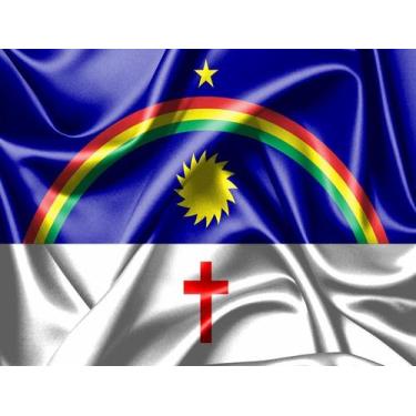 Imagem de Bandeira do Estado de Pernambuco 80cmx140cm Tecido Oxford 100% Poliést