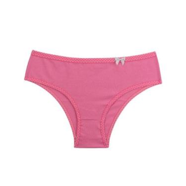 Imagem de Calcinha Caleçon Rosa De Cotton Algodão Carine tamanho G - c malhas