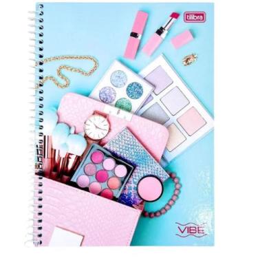 Imagem de Caderno De 20 Materias Vibe Feminino 320fls Capas Sortidas - Tilibra
