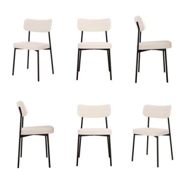 Imagem de Kit com 6 Cadeiras para Sala de Jantar Mona Yescasa
