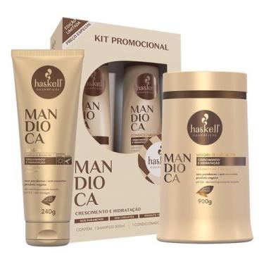 Imagem de Kit Haskell Mandioca Sh Cond 500g Masc 900g Leave