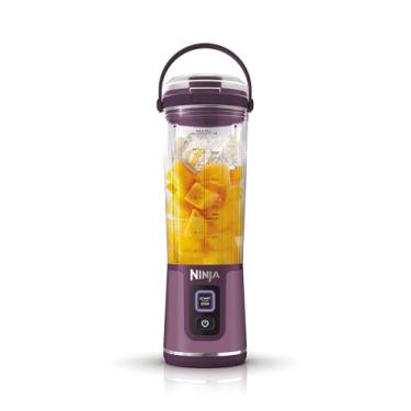 Imagem de Ninja Liquidificador portátil Blast, 530 ml, tampa à prova de vazamento e bico, mini liquidificador sem fio potente, recarregável, smoothies portáteis, shakes de proteína, mistura gelo e frutas