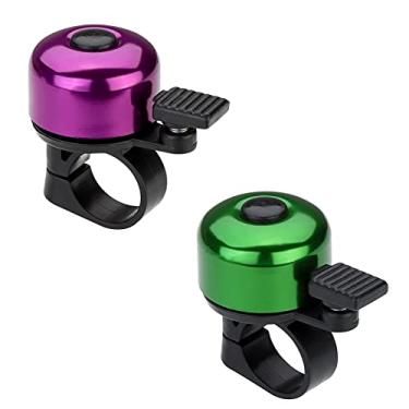 Imagem de Paliston Campainha De Bicicleta Com Som Nítido Para Adultos E Crianças, Meninos Meninas, Roxa Verde