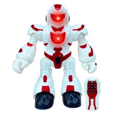 Imagem de Robô Brinquedo Infravermelho Dança Gira Se Movimenta C/ Sons & Luz Ver