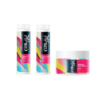 Imagem de Ohmygod seco nunca+ shampoo e condicionador e máscara