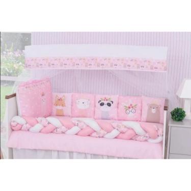 Imagem de Kit Berço Completo 13 Peças Estampas Modernas Bebê - Laika Enxovais, L