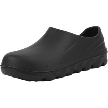 Imagem de Sapatos De Chef Sapatos De Cozinha Masculinos, à Prova De óleo à Prova D'água Food Service Restaurante Sapatos De Trabalho De Segurança Antiderrapantes Para Enfermagem Hos, Black, 5.5 UK