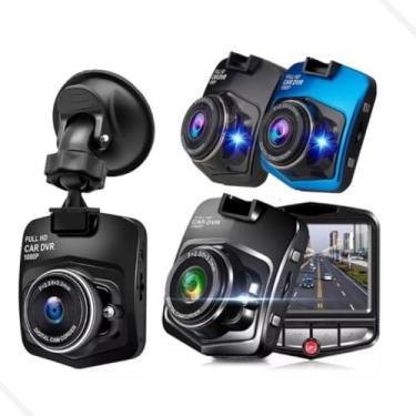 Imagem de Câmera Filmadora Frontal Dash Cam Onboard de Segurança Automotiva Veicular DVR Full HD 1080P (Preto)