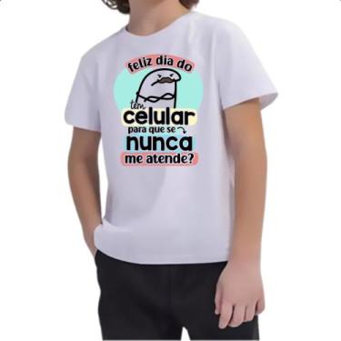 Imagem de Camiseta Infantil Dia dos Pais Flork Celular - Alearts, 8