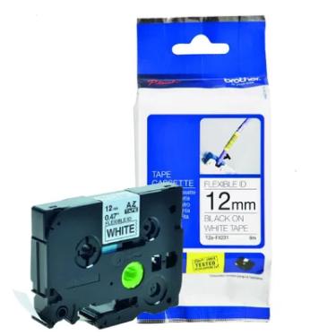 Imagem de Fita Brother Brother Ecológica Para Rotulador 12mm X 8m, Preto Sobre Branca - Tzefx231