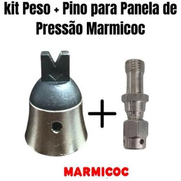 Imagem de kit Peso + Pino para Panela de Pressão Marmicoc