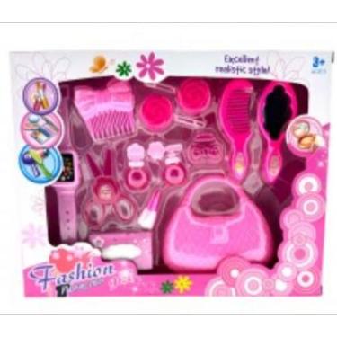 Imagem de Brinquedo Infantil Kit Maleta de Beleza Fashion Girl 12 Peças - Sobera