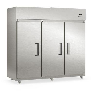 Imagem de Geladeira Comercial 3 Portas Grcr3p Gelopar Refrigerador 2181 Litros Inox 220v
