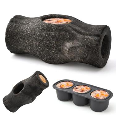 Imagem de AUSCAT Brinquedo indestrutível para cães congelados, brinquedos de enriquecimento de cães para mastigadores agressivos, brinquedo durável para manter ocupado, forma de toco