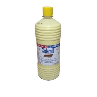 Imagem de Cola pva amarela madeira colamill 1 kg