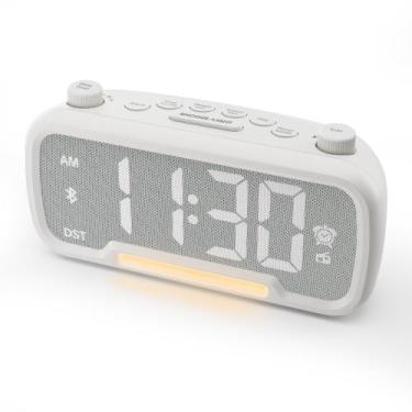 Imagem de Rádio Despertador Mesqool com alto-falante Bluetooth Rádio FM