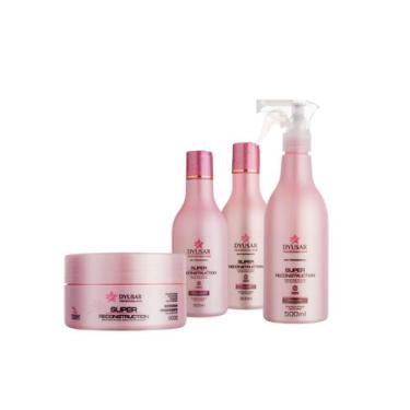 Imagem de Kit Reconstrução Cuidados Em Casa Com Queratina E Cistina - Dyusar Cos