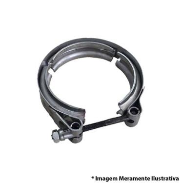Imagem de Braçadeira Escape Volkswagen 13180E 15180E 24280 Constellation Sanfona