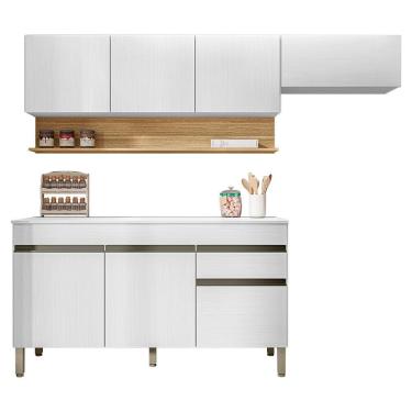 Imagem de Cozinha Modulada 3 Pecas Com Balcao Tampo Line KTP