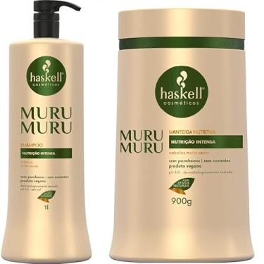 Imagem de Kit Haskell Murumuru Shampoo 1 Litro + 1 Mascara 900ML