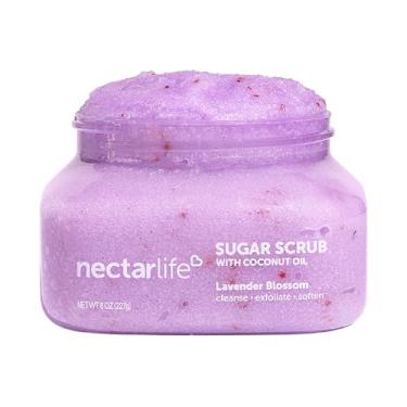 Imagem de Esfoliante corporal com açúcar, esfoliante corporal com manteiga de karité hidratante e óleo de coco, sem parabenos, sem SLS, cuidados com a pele sem crueldade para mulheres e meninas, feito à mão