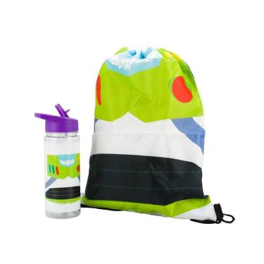 Imagem de Garrafa Buzz Lightyear Toy Story 450Ml Mochila Tipo Saco