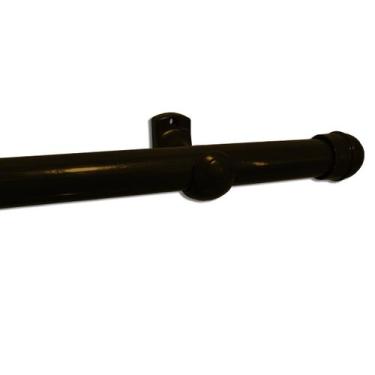 Imagem de Kit Varão 28mm Completo para Cortina 2m Suporte e Ponteiras - EMPÓRIO 