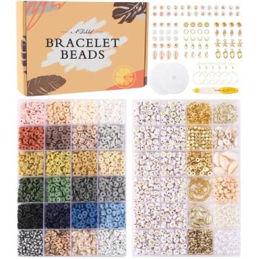 Imagem de Kit de fabricação de pulseiras ADIIL Clay Beads 6 mm 7200 unidades com