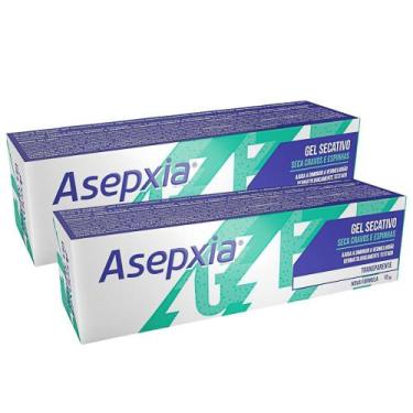 Imagem de Kit 2 Gel Secativo Asepxia Transparente 15g