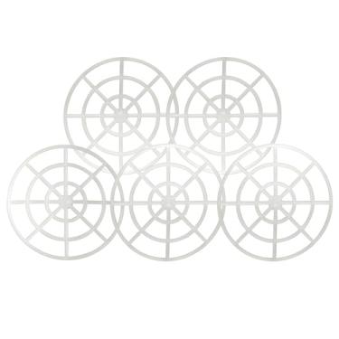 Imagem de Ypzxola 5 peças de pote de fermentação de malha de boca larga para fermentação prensa de peso picles pode pressionar placa de malha prensador de fermentação malha pesos práticos para enlatamento