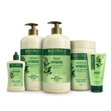 Imagem de Kit Jaborandi Antiqueda Completo Litrão 5x produtos Bio Extratus