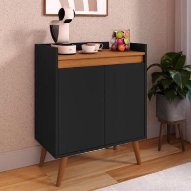 Imagem de Armário Aparador Buffet Cantinho Do Café 2 Portas Com Prateleira - Pek