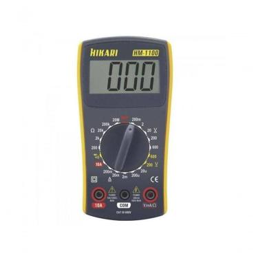 Imagem de Multímetro Digital Hikari Hm1100 Amarelo-cinza