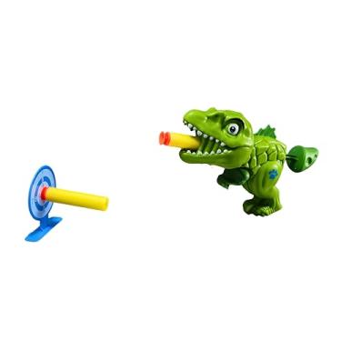 Imagem de Pistola Infantil em Formato de Dinossauro com Alvo e 3 Dardos – Brinquedo para Crianças acima de 3 Anos