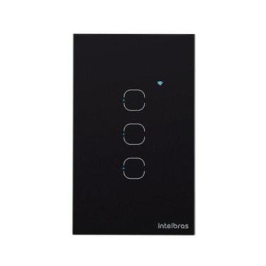 Imagem de Interruptor Smart Wi-fi Touch 3 Preto Ews 1003 4850018 - INTELBRAS