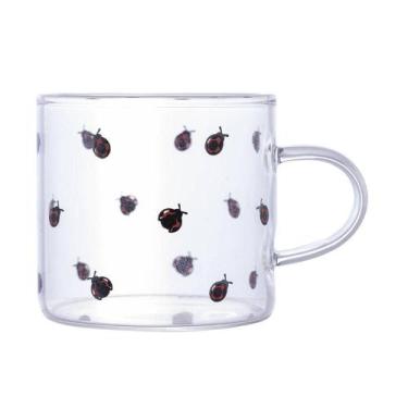 Imagem de Xícara De Vidro Borossilicato Lyor Ladybug 125ml