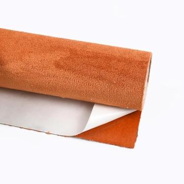 Imagem de Tecido De Camurça Autoadesivo 1 Peça - Reutilizável, Fácil De Cortar Para Painel De Porta De Carro, Projetos "faça Você Mesmo", 18 Cores E 7 Tamanhos (20x30cm-100x145cm)(GoldYellow,100x145cm)