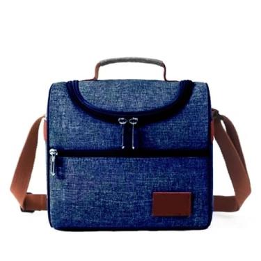 Imagem de Bolsa Térmica com Alça Conservadora de Temperatura 20x22cm (Azul)