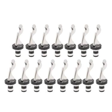 Imagem de RiToEasysports 15pcs Stoppers de Garrafas de Vinho Inoxidável, Fáceis de Usar, Design Multifuncional e Elegante, Vedação Eficaz Com Cortiça, Garrafa de Cortiça, Rolhas de de Bebidas para Manter o